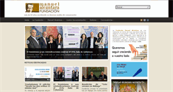 Desktop Screenshot of fundacionmanuelalcantara.org